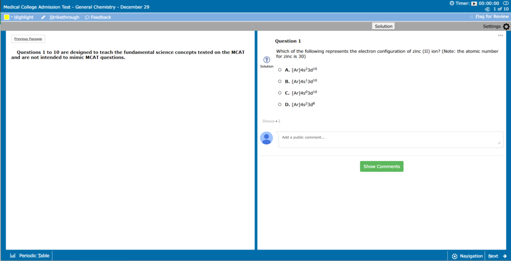 Jack Westin Sample Question